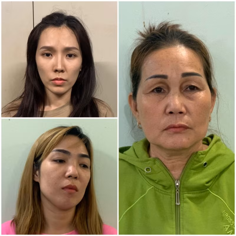 3 đối tượng bị bắt giữ.