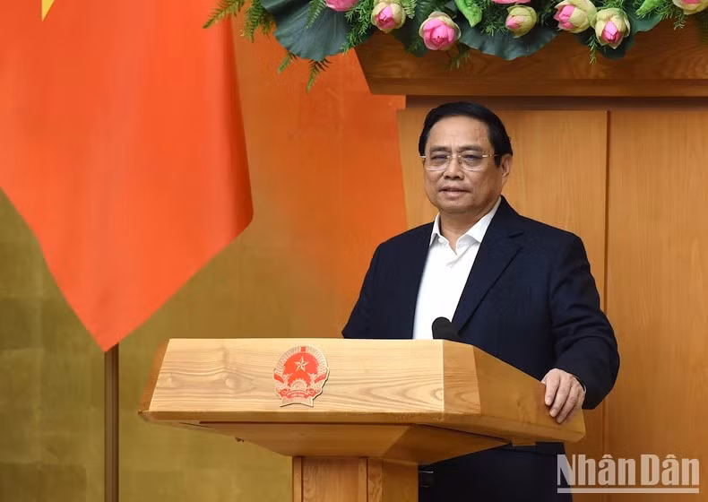 Thủ tướng Phạm Minh Chính phát biểu chỉ đạo.