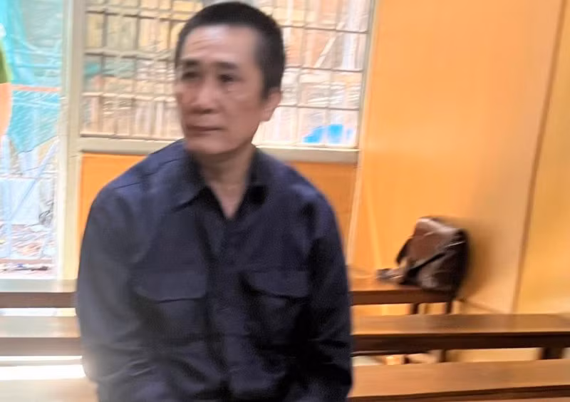 Vũ Văn Khương tại tòa.