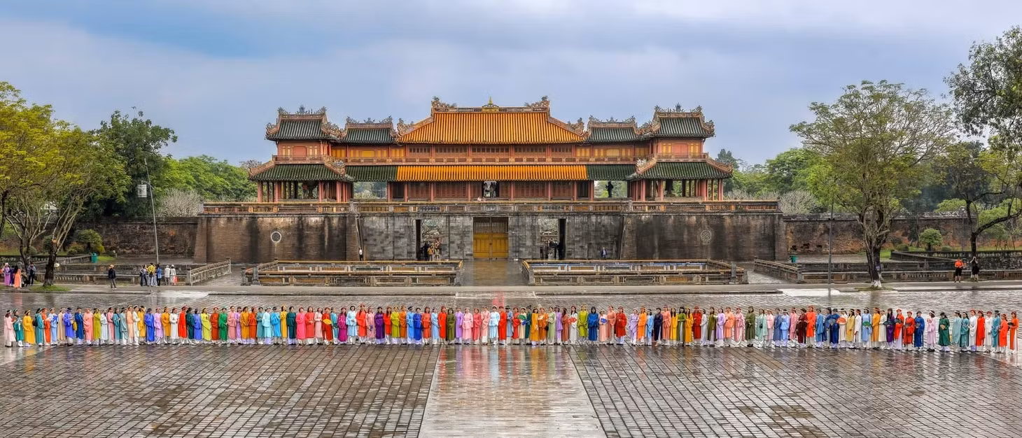 Quần thể di tích Huế sẽ miễn phí vé cho các nữ du khách mang áo dài đến tham quan trong ngày 8/3. Ảnh: Văn thể Huế