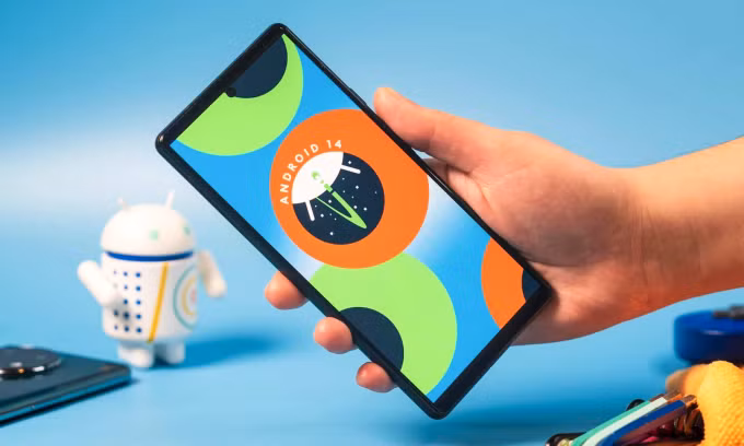 Android 14 là phiên bản mới nhất trên điện thoại Android. Ảnh: GizChina