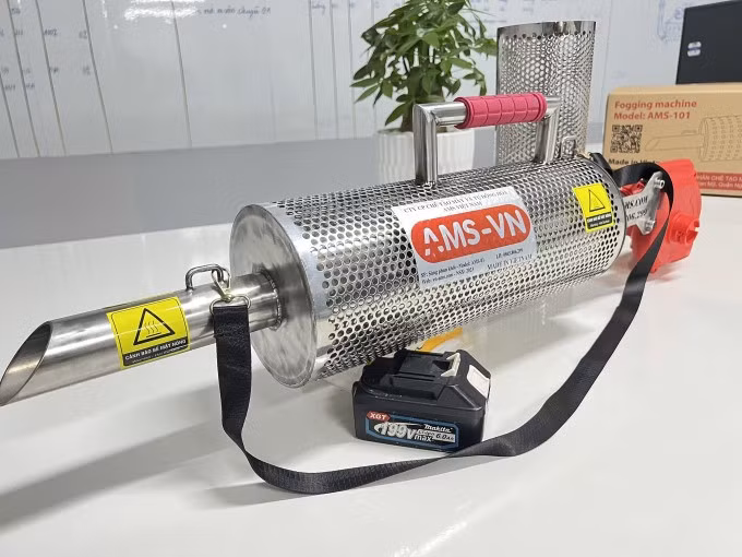 Thiết bị phun khói chuột. Ảnh: AMS