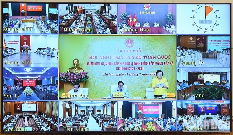 Hội nghị được tổ chức trực tiếp và trực tuyến đến điểm cầu 63 tỉnh, thành phố trực thuộc Trung ương.