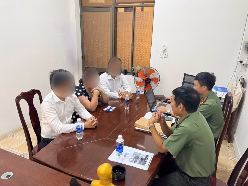Công an thị xã Phú Mỹ đã tiến hành làm việc với bà X., sau đó ra quyết định xử phạt 7,5 triệu đồng.