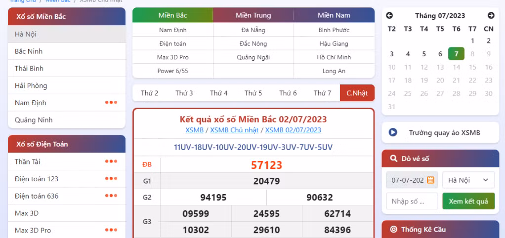 Tra cứu kết quả xổ số trên website ketqua.vn
