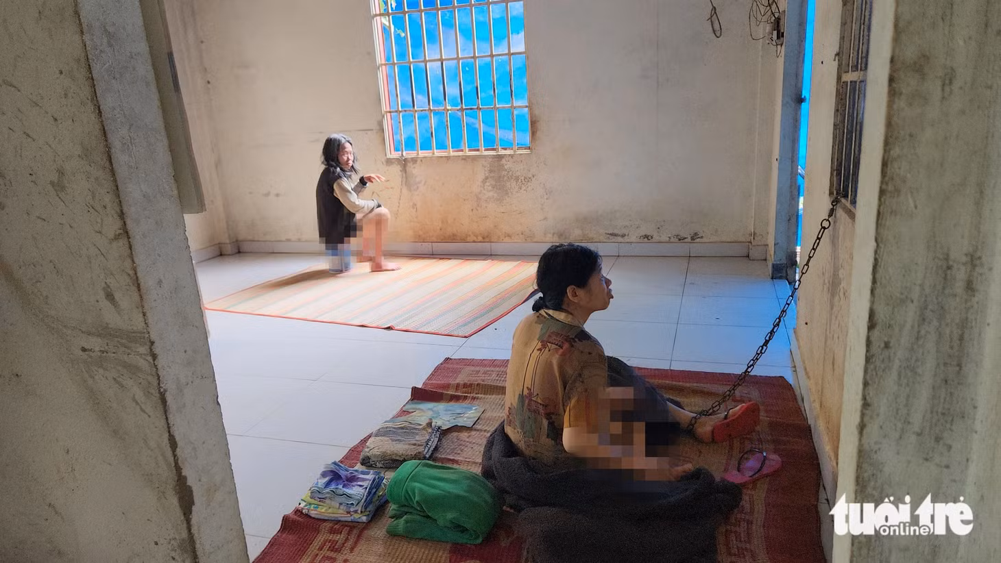 Căn phòng nơi 3 người phụ nữ bị nhốt - Ảnh: M.V.