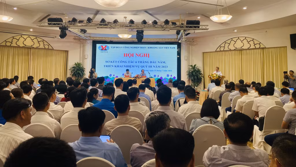 Quang cảnh Hội nghị TKV triển khai nhiệm vụ quý III/2023.