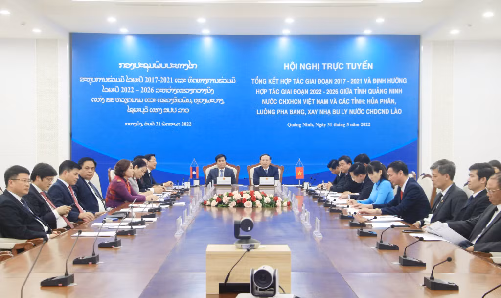 Các đại biểu tham dự hội nghị tại điểm cầu tỉnh Quảng Ninh.