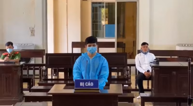 Bị cáo Hồng tại tòa.