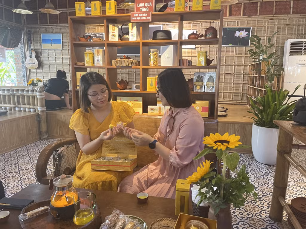 Sản phẩm của Công ty CP Trà hoa vàng Quảng Ninh được quảng bá tới đa dạng đối tượng.