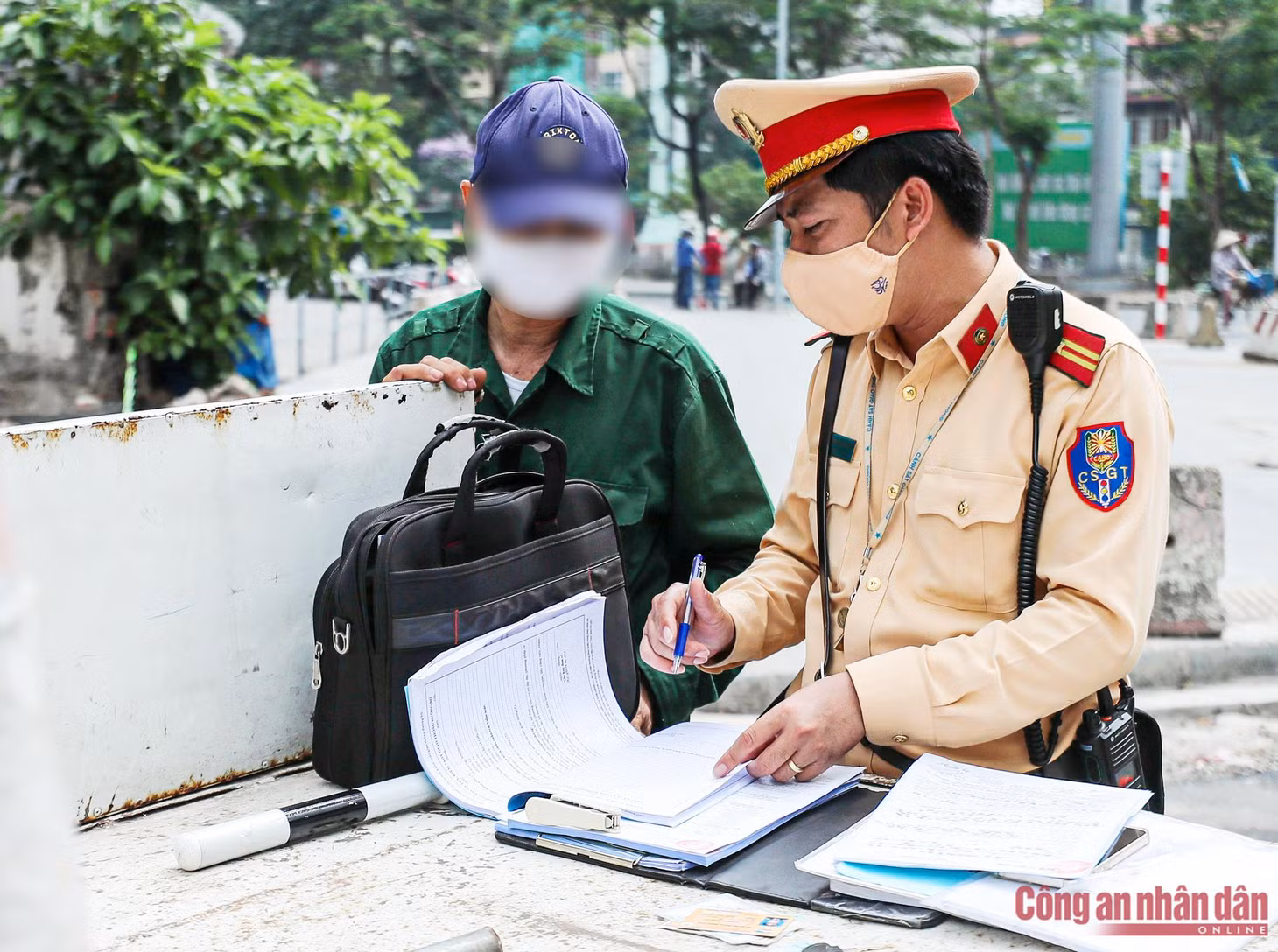 Các trường hợp vi phạm dù đưa ra nhiều lý do để biện minh nhưng đều bị tổ công tác lập biên bản xử phạt..