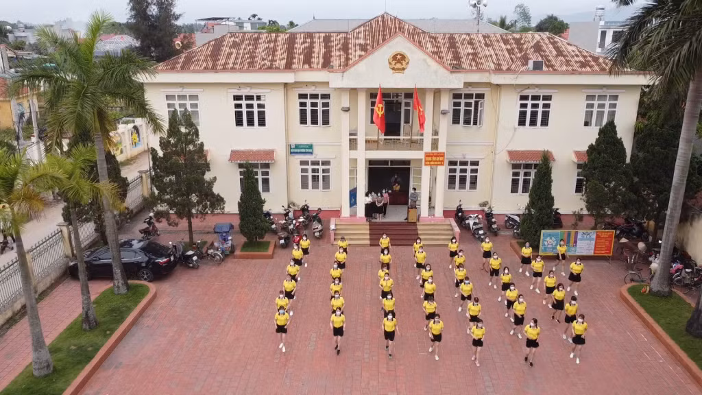CLB dân vũ phường Yên Giang (TX Quảng Yên) rất tích cực luyện tập.