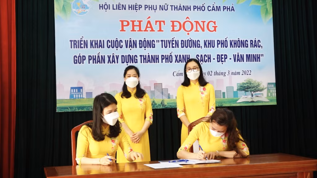 Hội LHPN TP Cẩm Phả phát động triển khai cuộc vận động
