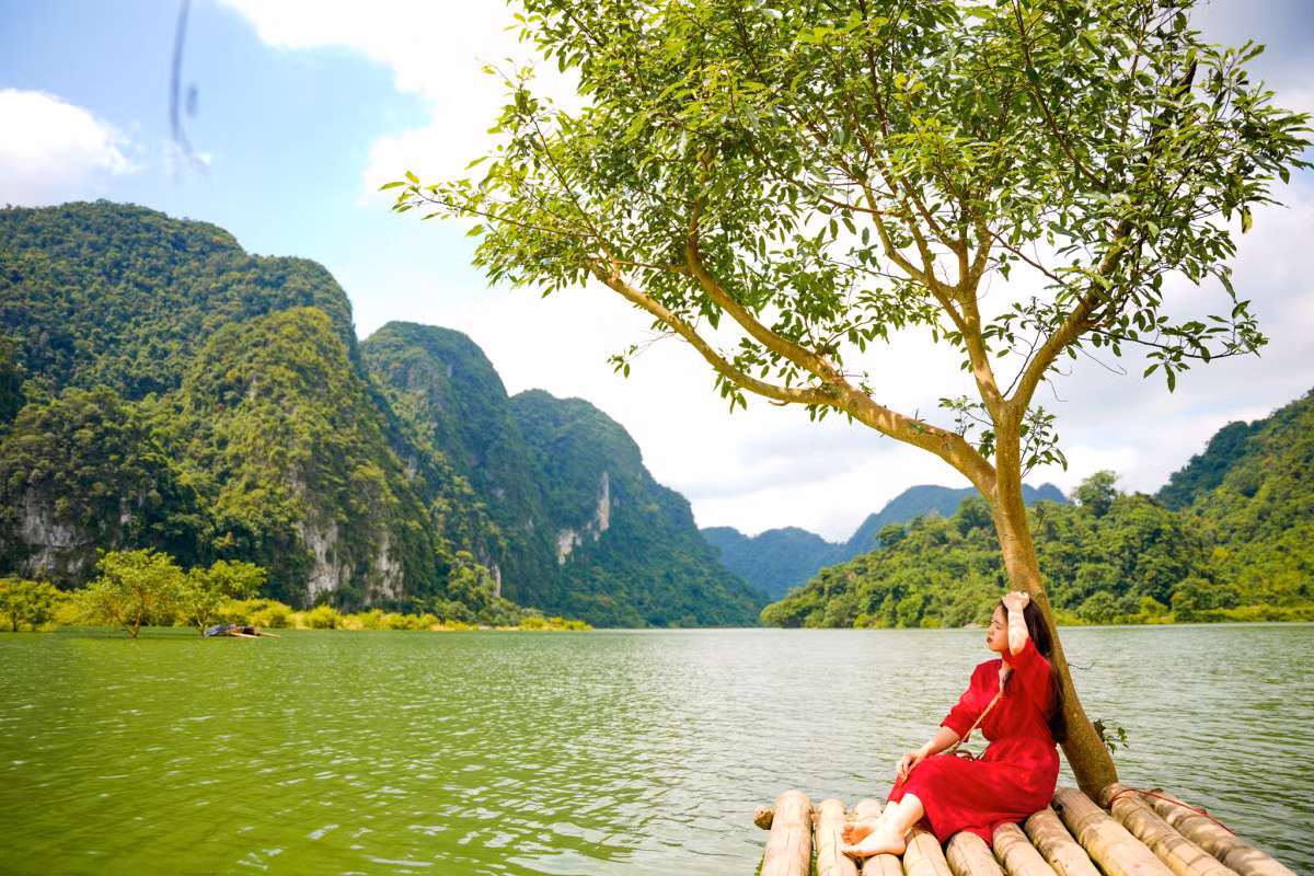 Đồng Lâm mùa nước lên ảnh 5