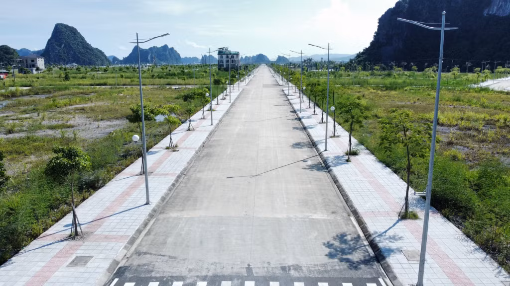 Tại Khu đô thị Ao Tiên, hạ tầng giao thông đã được đầu tư hoàn thiện, đồng bộ.