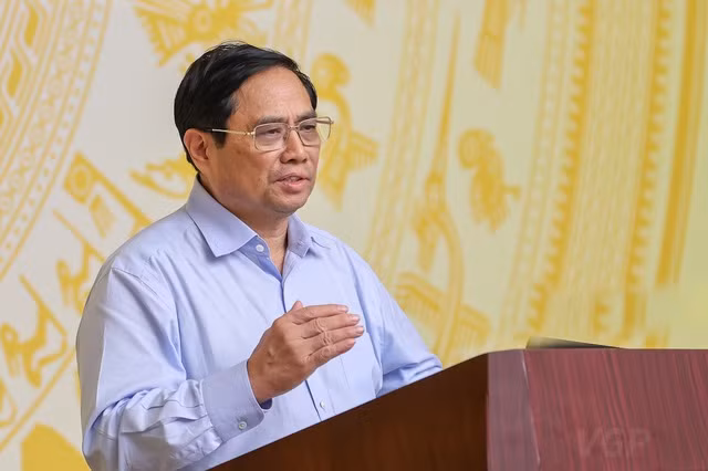 Thủ tướng Phạm Minh Chính kết luận phiên họp. Ảnh: VGP