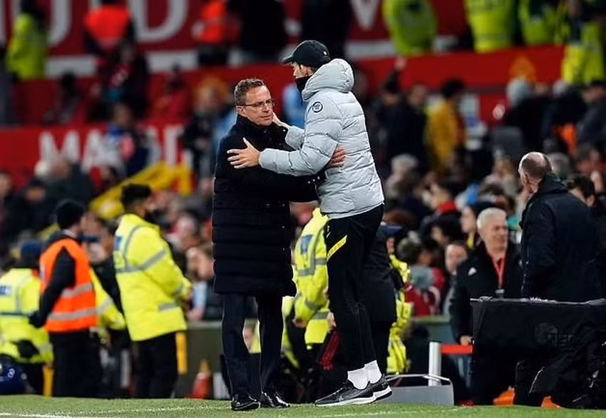 HLV Rangnick đã khuyên nhủ đồng nghiệp Tuchel đừng lấy Ronaldo. Ảnh: CGI.