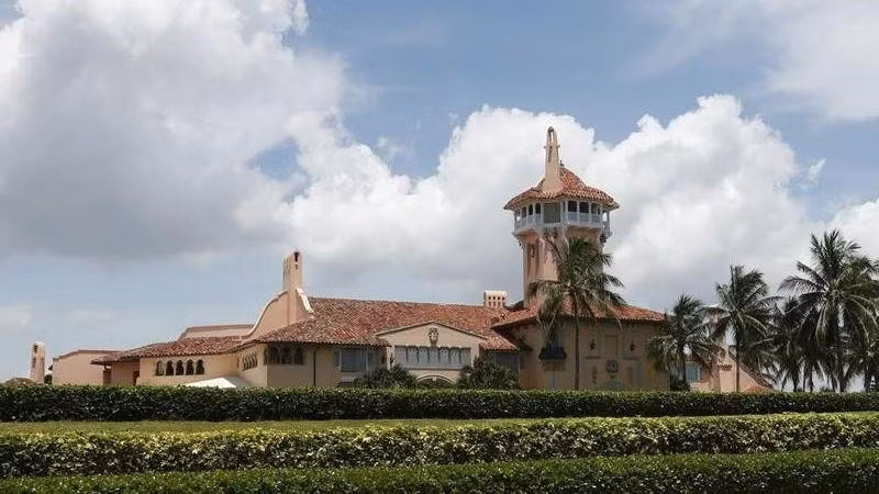 Toàn cảnh tư dinh Mar-a-Lago của ông Trump được chụp năm 2019. (Ảnh: AP)