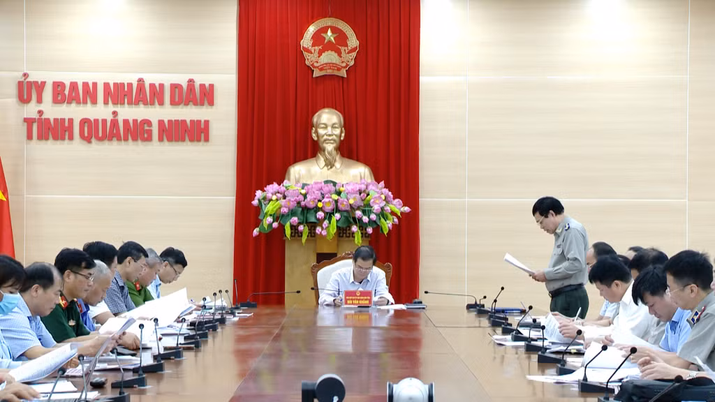 Ban chỉ đạo THADS tỉnh họp triển khai nhiệm vụ 6 tháng cuối năm 2022. Ảnh: Quốc Thắng