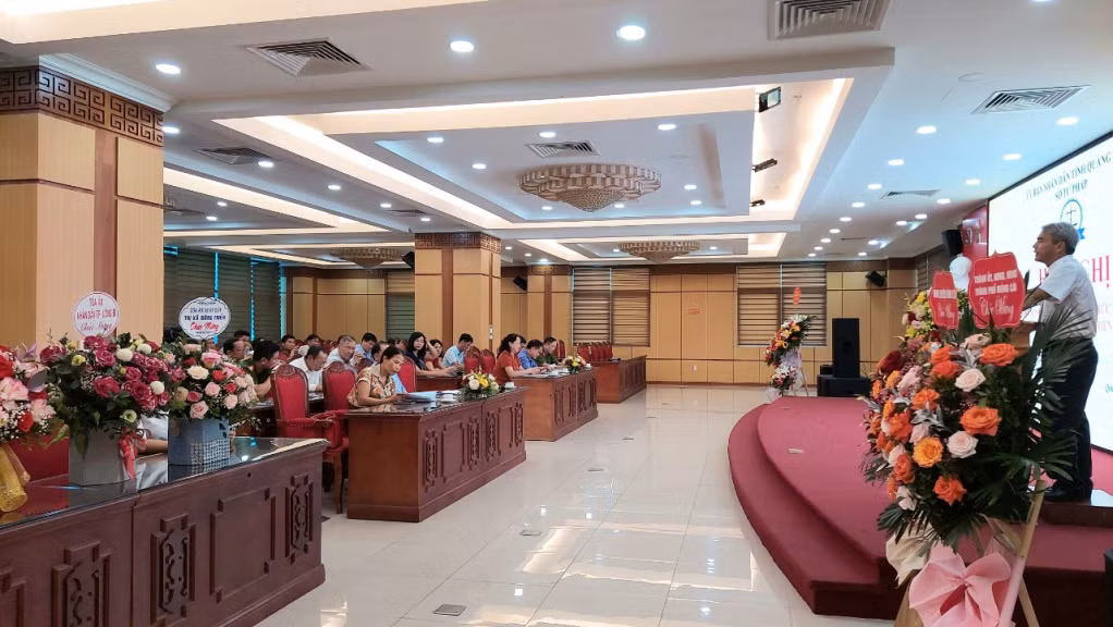 Quang cảnh buổi lễ kỉ niệm.