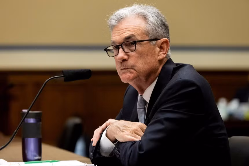 Chủ tịch FED Jerome Powell cho biết sẵn sàng trả giá để kìm hãm lạm phát. Ảnh: Reuters.