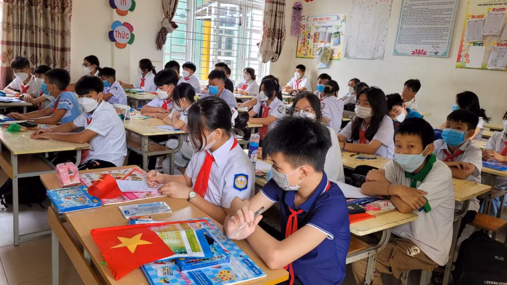 Học sinh lớp 7A (Trường THCS thị trấn Ba Chẽ, huyện Ba Chẽ) sẽ được học chương trình SGK mới trong năm học 2022-2023.
