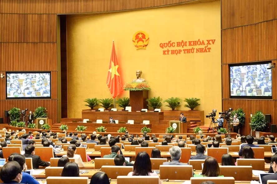 Hôm nay (24/7), Ủy ban Thường vụ Quốc hội trình danh sách đề cử để Quốc hội bầu Chủ tịch nước. Ảnh QH