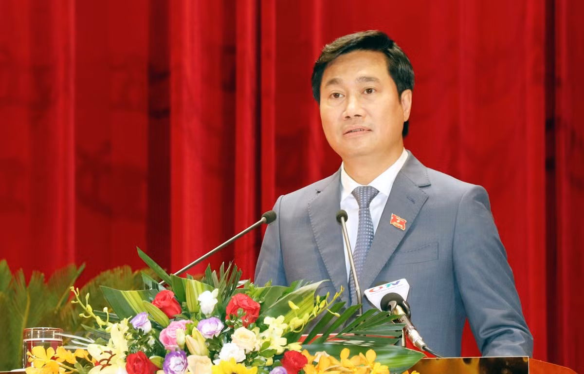 Ông Nguyễn Tường Văn, Chủ tịch Ủy ban Nhân dân tỉnh Quảng Ninh nhiệm kỳ 2021-2026. (Ảnh: Văn Đức/TTXVN)