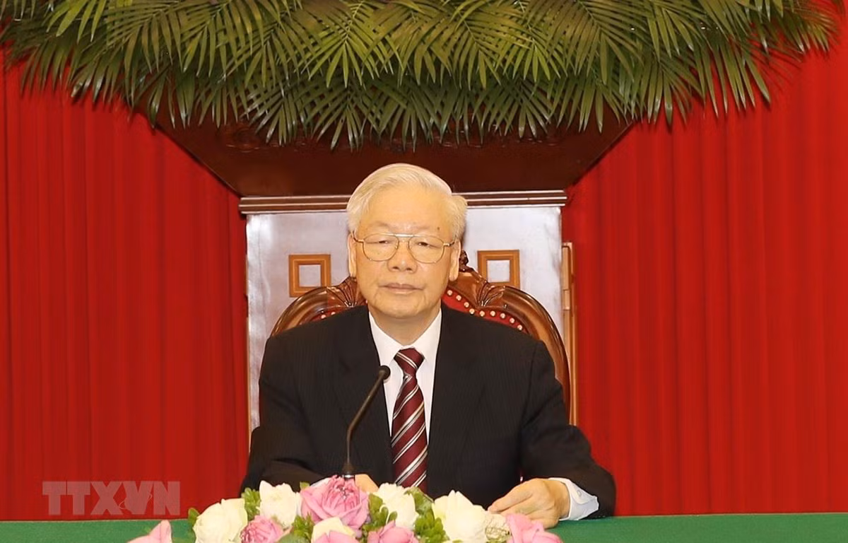 Tổng Bí thư Nguyễn Phú Trọng. (Ảnh: Trí Dũng/TTXVN)