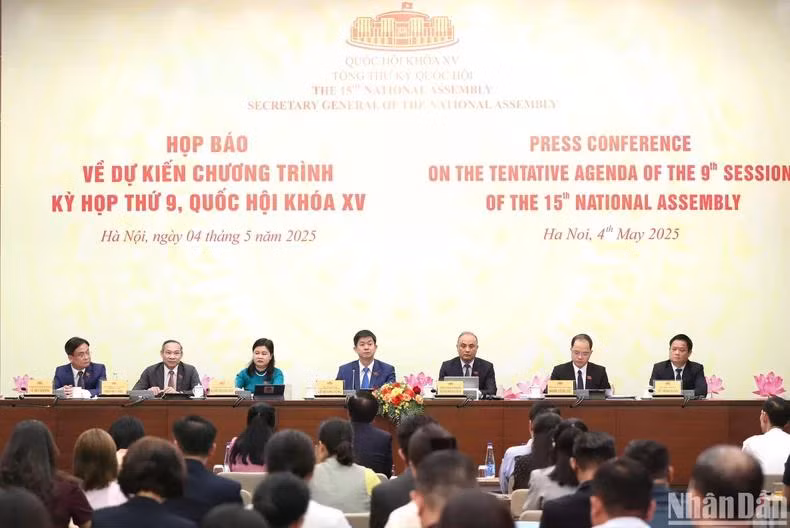 Toàn cảnh họp báo. (Ảnh: DUY LINH)