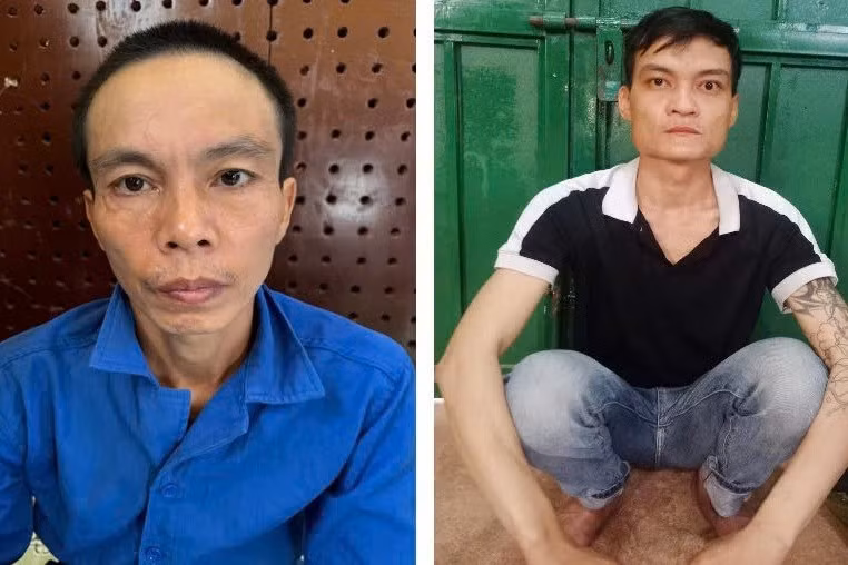 2 trong 3 đối tượng trong vụ án. Ảnh: MQ