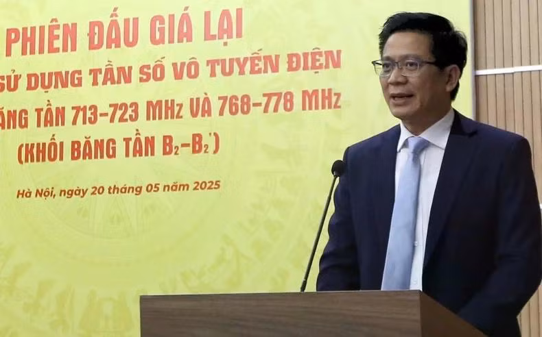 Ông Lê Văn Tuấn, Cục trưởng Tần số vô tuyến điện, Bộ Khoa học và Công nghệ. (Ảnh: DOÃN MẠNH)