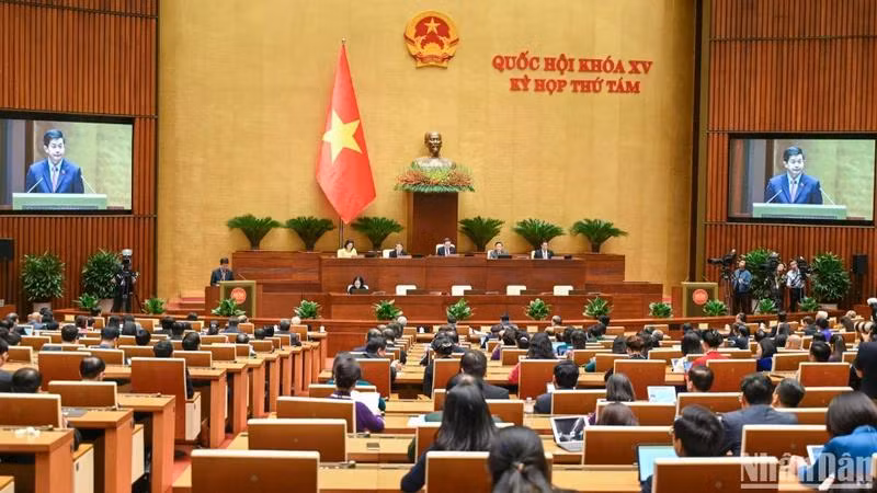 Kỳ họp thứ 8, Quốc hội khóa XV. (Ảnh minh họa: DUY LINH)