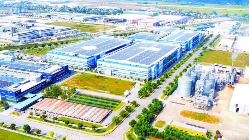 Khu công nghiệp VSIP 1 Nghệ An. (Ảnh: THÀNH CƯỜNG)