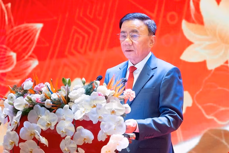 Thường trực Ban Bí thư Trần Cẩm Tú phát biểu tại Hội nghị. Ảnh: Cổng Thông tin điện tử Quốc hội.