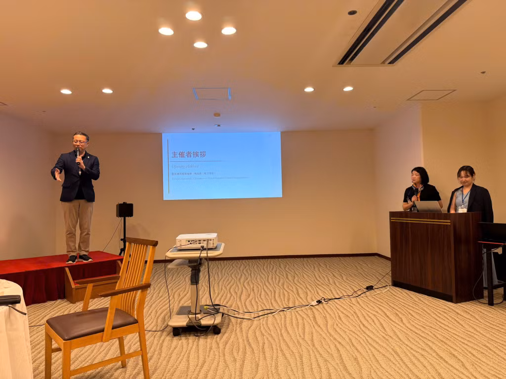 Ông Tetsuya Matsushita, Chủ tịch Tổ chức Du lịch Nachi Katsuura phát biểu về cơ hội hợp tác với Trường Đại học Hạ Long trong đào tạo nhân lực lĩnh vực du lịch.