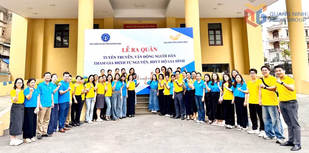 BHXH tỉnh phối hợp với Bưu điện tỉnh tổ chức lễ ra quân tuyên truyền, vận động người dân tham gia BHXH tự nguyện, BHYT hộ gia đình, tháng 4/2026.