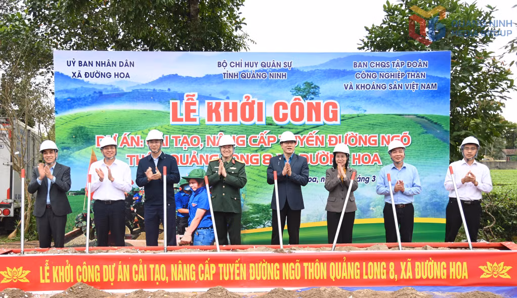 LLVT tỉnh phối hợp khởi công cải tạo, nâng cấp tuyến đường NTM tại xã Đường Hoa.