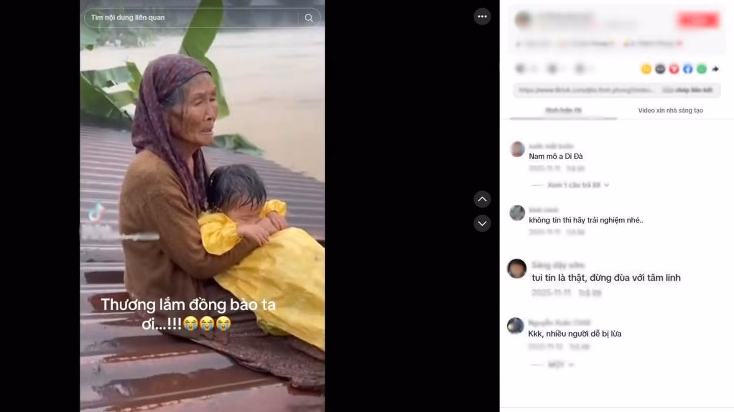 Các video giả được tạo bởi AI thu hút nhiều sự quan tâm của người dùng mạng xã hội. Ảnh: MXH