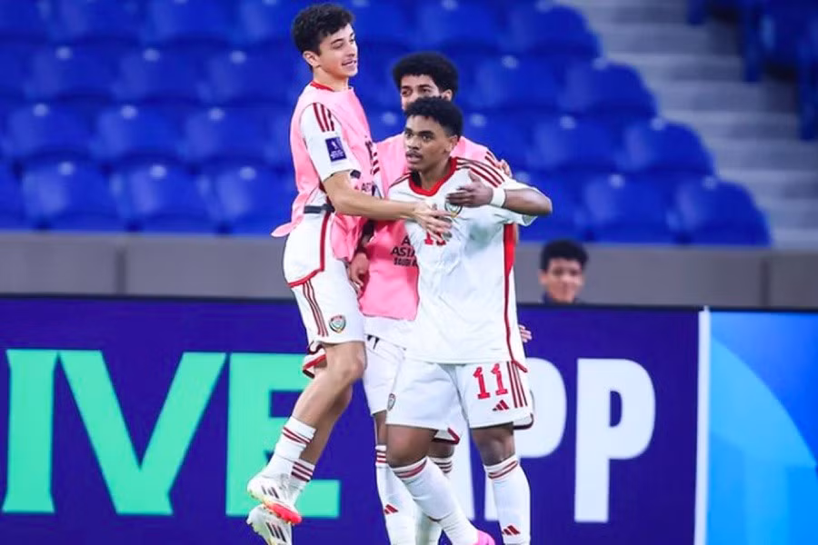 Đội hình U17 UAE có nhiều cầu thủ chất lượng, thể hình tốt. Ảnh: AFC