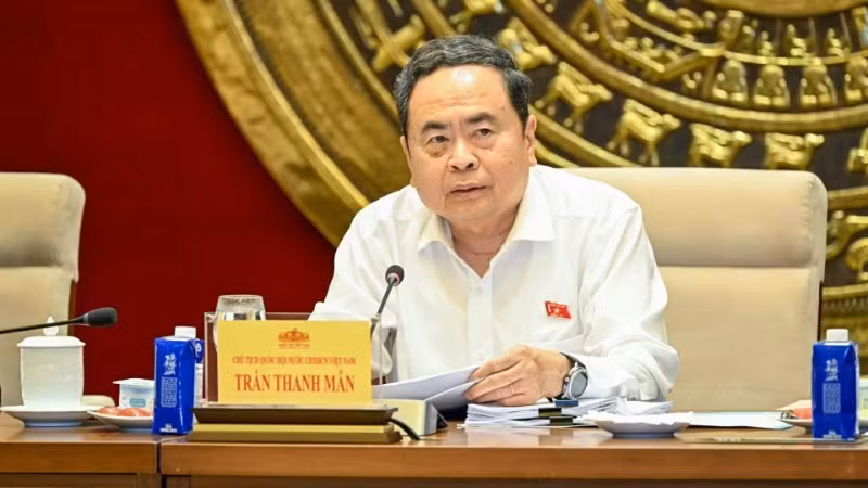 Chủ tịch Quốc hội Trần Thanh Mẫn: (Ảnh: DUY LINH)