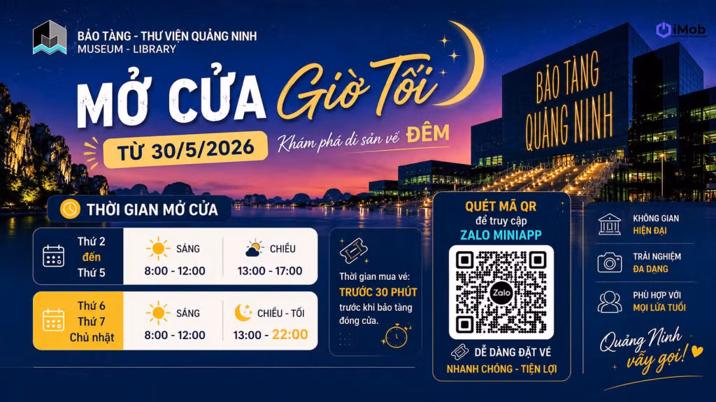Du khách có thể quét mã QR để mua vé trực tuyến. 