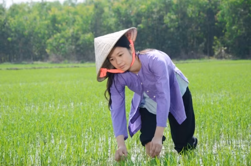 Diễn viên Oanh Kiều vào vai Thảo khi còn trẻ.