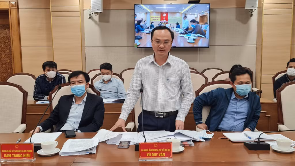 Sở Nông nghiệp và Phát triển nông thôn báo cáo kết quả thực hiện chính sách, pháp luật về công tác quy hoạch.