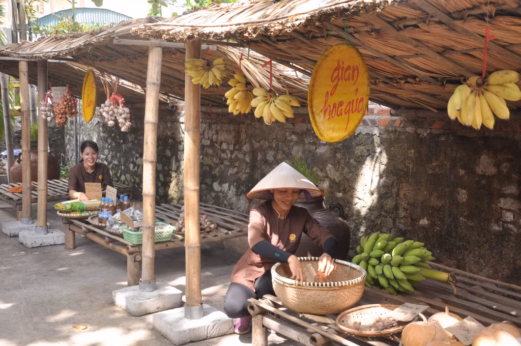 Mô hình du lịch tại Yên Đức (Đông Triều) khai thác nét văn hoá làng quê Việt, từng rất hút khách trước khi dịch Covid-19 bùng phát.