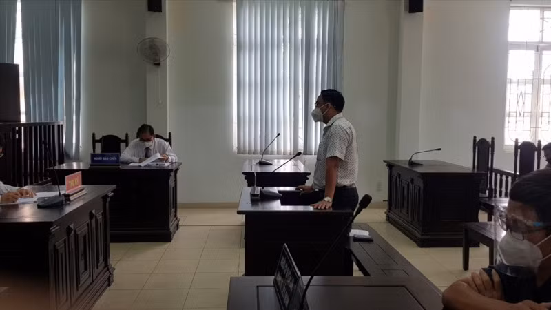 Bị cáo Hồ Hữu Nhân tại phiên tòa ngày 15/12.