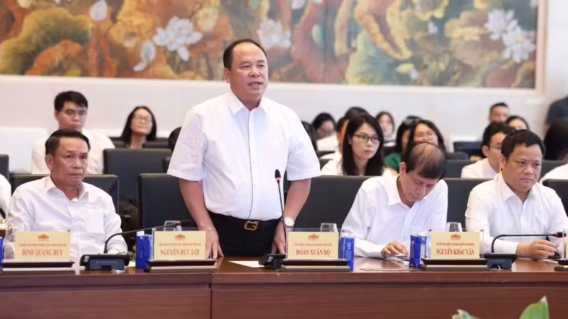 Các đại biểu dự buổi gặp mặt. (Ảnh: DUY LINH)