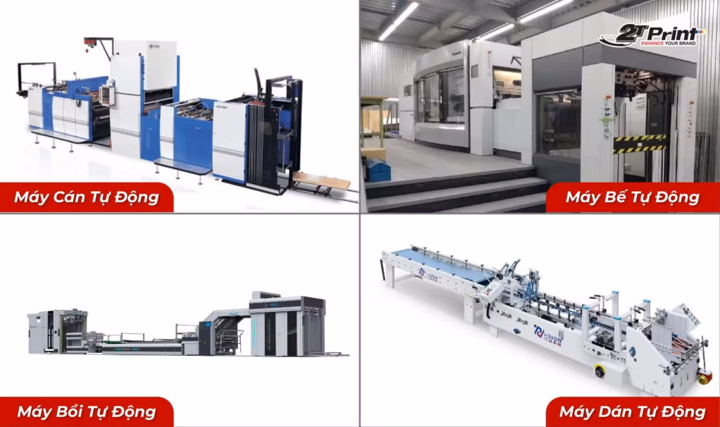 2TPrint ứng dụng công nghệ in hiện đại, máy móc tiên tiến