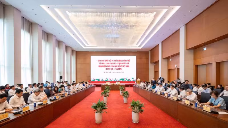 Toàn cảnh cuộc gặp mặt. (Ảnh: DUY LINH)
