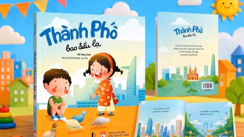 Tập thơ "Thành phố bao điều lạ" của nhà thơ Hồ Huy Sơn.